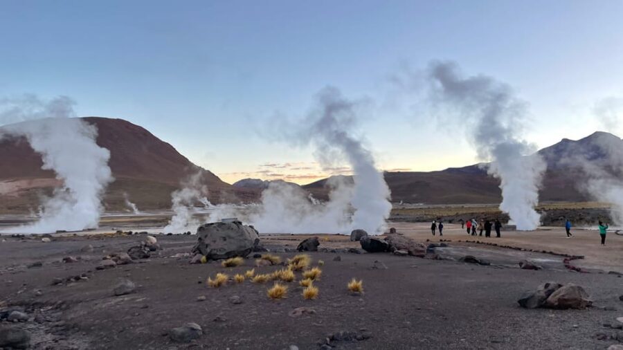 From San Pedro de Atacama: Tatio Geysers and Machuca Tour - Machuca wetlands and Putana: birds, bofedals, and a slower rhythm