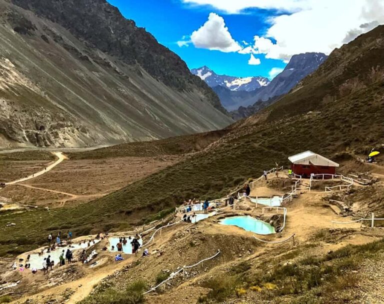 From Santiago: Maipo Canyon Volcano and Hot Spring Tour - San José de Maipo Volcano Viewpoint Hike: 4 km Round Trip Worth the Climb