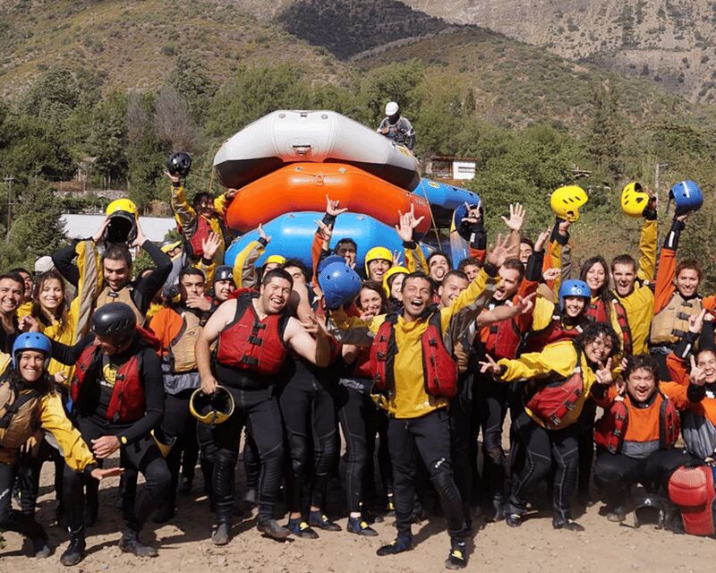 From Santiago: Rafting in the Maipo Canyon - On the Maipo River: class 3–4 rapids and constant action