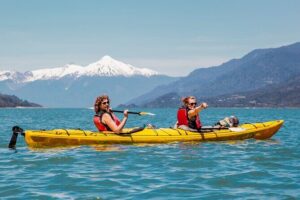 Sea Kayaking the first fjord of Patagonia - Calm-water briefing, then real fjord paddling